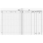 Haushaltsbuch | 205×260 mm, 32 Seiten, Karton, blau